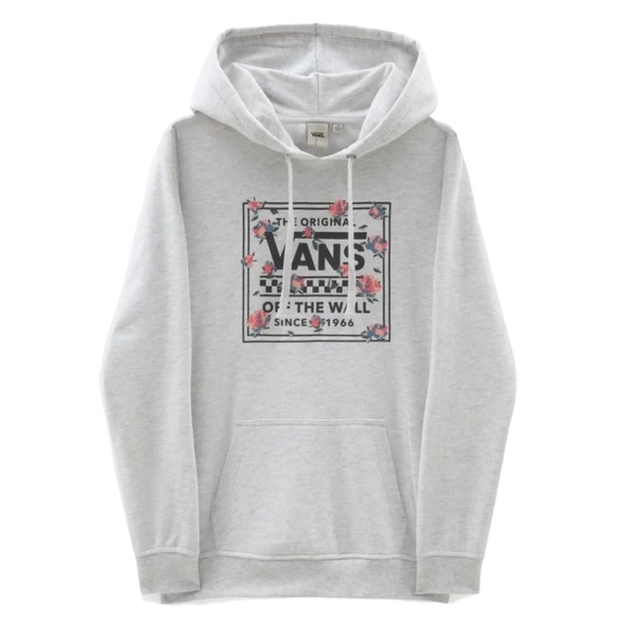 Vans Tops - VANS Stackton Hoodie Women's Light Grey Heather Skate Casual Size VN0A7Y1915P